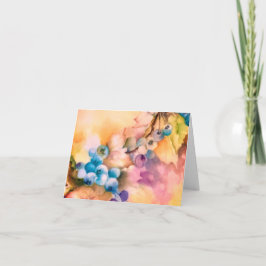 Blueberry-liefhebbers — Botanische noot Kaart (Bla