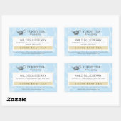 Blueberry - Losse Leaf Tea Label Sticker (Vel)
