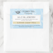 Blueberry - Losse Leaf Tea Label Sticker (Tas)