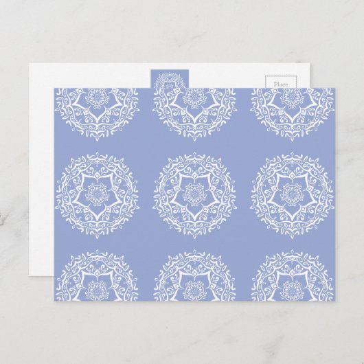 Blueberry Mandala Briefkaart (Voorkant / Achterkant)