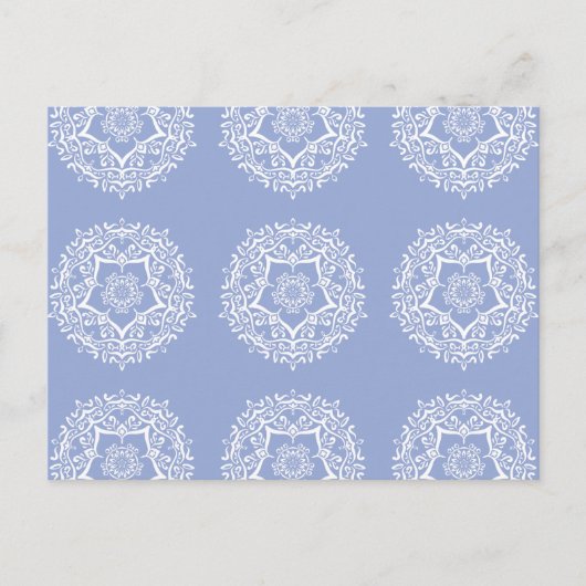 Blueberry Mandala Briefkaart (Voorkant)