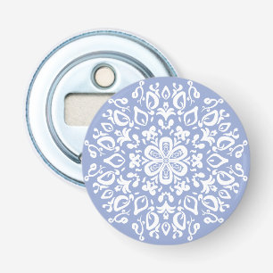Blueberry Mandala Button Flesopener