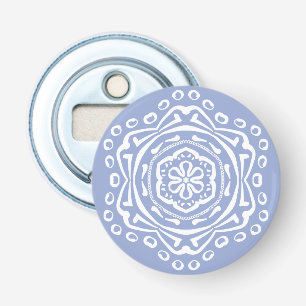 Blueberry Mandala Button Flesopener