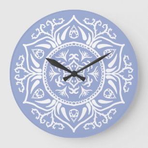 Blueberry Mandala Grote Klok
