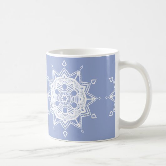 Blueberry Mandala Koffiemok (Rechts)