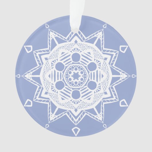 Blueberry Mandala Ornament (voorkant)