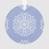 Blueberry Mandala Ornament (achterkant)