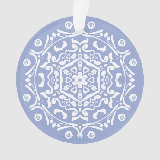 Blueberry Mandala Ornament (voorkant)