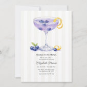 Blueberry Martini Hamptons Bachelorette-weekend Kaart (Voorkant)