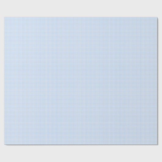 Blueberry Micro Gingham Gift Wrap Cadeaupapier (Vlak)