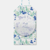 Blueberry Midzomer Rustic Berry Wedding Cadeaulabel (Voorkant)