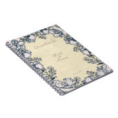 Blueberry Midzomer Rustic Weddenschap Notitieboek (Rechterzijde)