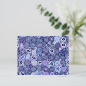Blueberry Millefiori Briefkaart (Staand voorkant)