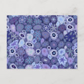 Blueberry Millefiori Briefkaart (Voorkant)