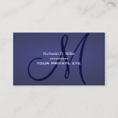 Blueberry Monogram Visitekaartje (Voorkant)