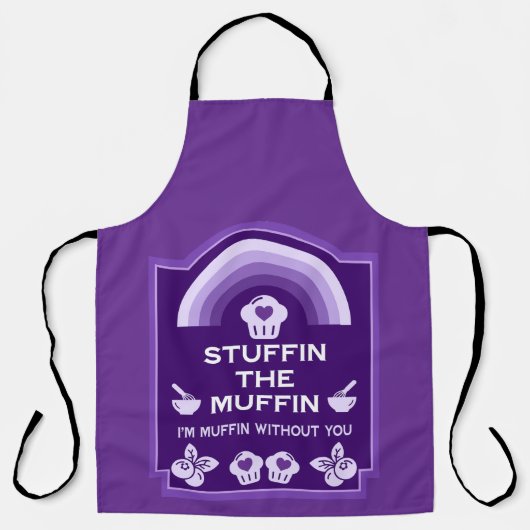 Blueberry Muffin Baker Schort (Voorkant)