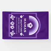 Blueberry Muffin Baker Spandoek (Horizontaal)
