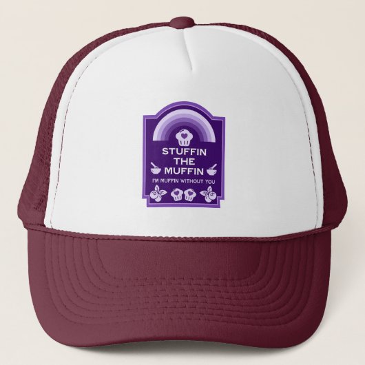 Blueberry Muffin Baker Trucker Pet (Voorkant)