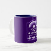 Blueberry Muffin Baker Tweekleurige Koffiemok (Voorkant links)