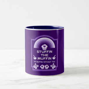 Blueberry Muffin Baker Tweekleurige Koffiemok
