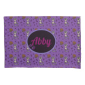 Blueberry Muffin Bloop Cat Pattern Pillowcase Kussensloop (Voorkant)