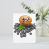 Blueberry Muffin Briefkaart (Staand voorkant)