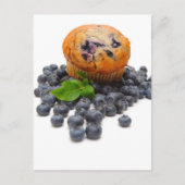 Blueberry Muffin Briefkaart (Voorkant)