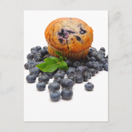 Blueberry Muffin Briefkaart (Voorkant)