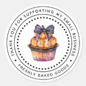 Blueberry Muffin Business Sticker (Voorkant)