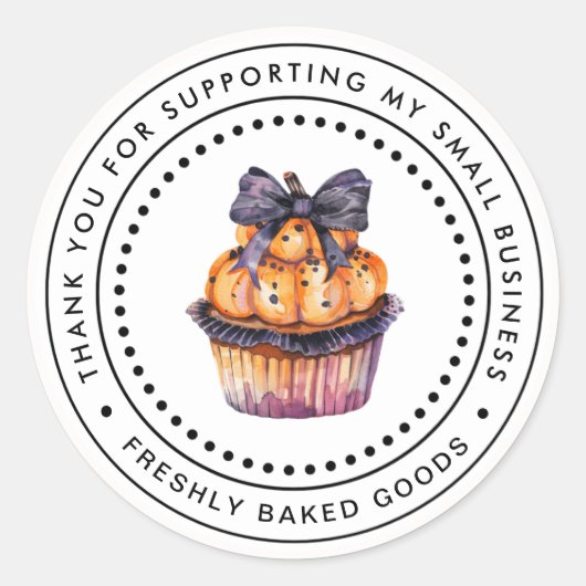 Blueberry Muffin Business Sticker (Voorkant)