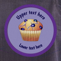 Blueberry muffin in hoesje met jouw tekst, elke kl