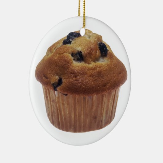 Blueberry Muffin Keramisch Ornament (Rechts)