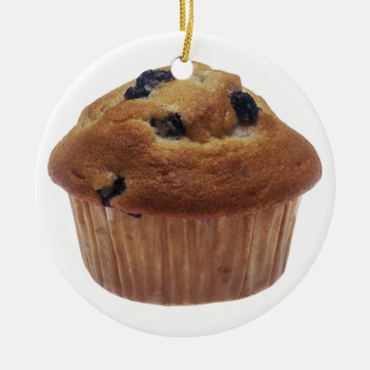 Blueberry Muffin Keramisch Ornament (Voorkant)