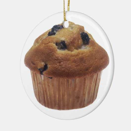 Blueberry Muffin Keramisch Ornament (Links)