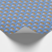 Blueberry Muffin Ontbijt Voedsel Bakkerij Gebakken Cadeaupapier (Hoek)