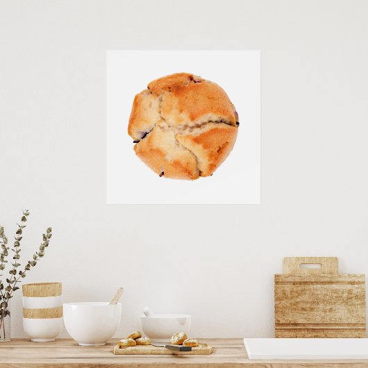 Blueberry muffin poster (Keuken)