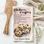 Blueberry Muffin Recept Gepersonaliseerd Theedoek