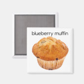 Blueberry Muffin Refkoelkast Magnet (Voorkant / Achterkant)