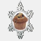 Blueberry Muffin Tin Sneeuwvlok Ornament (Rechts)