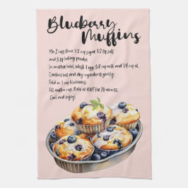 Blueberry muffins bakken recept theedoek