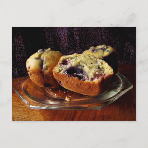 Blueberry Muffins Briefkaart