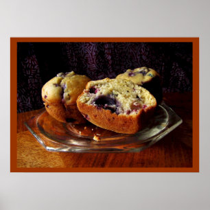 Blueberry Muffins Poster