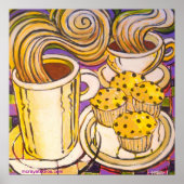 "Blueberry Muffins" Poster (Voorkant)