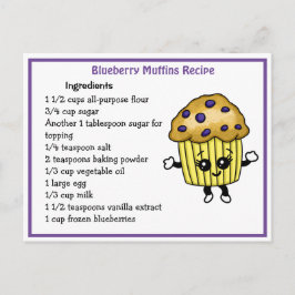 Blueberry Muffins Recept Kaart