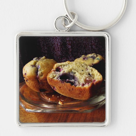 Blueberry Muffins Sleutelhanger (Voorkant)