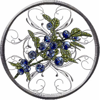 Blueberry Ornament Fotobeeldje Ornament