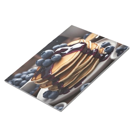 Blueberry Pancakes Notitieblok (Schuin)