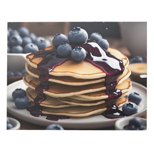 Blueberry Pancakes Notitieblok (Voorkant)