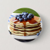 Blueberry Pancakes Ronde Button 5,7 Cm (Voorkant)