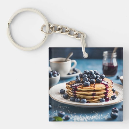 Blueberry Pancakes Sleutelhanger (voorkant)